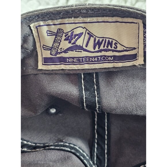 MLB Pittsburgh Pirates Hat FanFavorite Womens Adjustable Cap GrayBlack Pink Trim - Picture 5 of 6